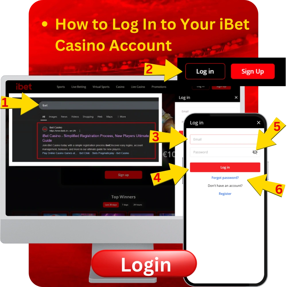 How to Log In to Your iBet Casino Account