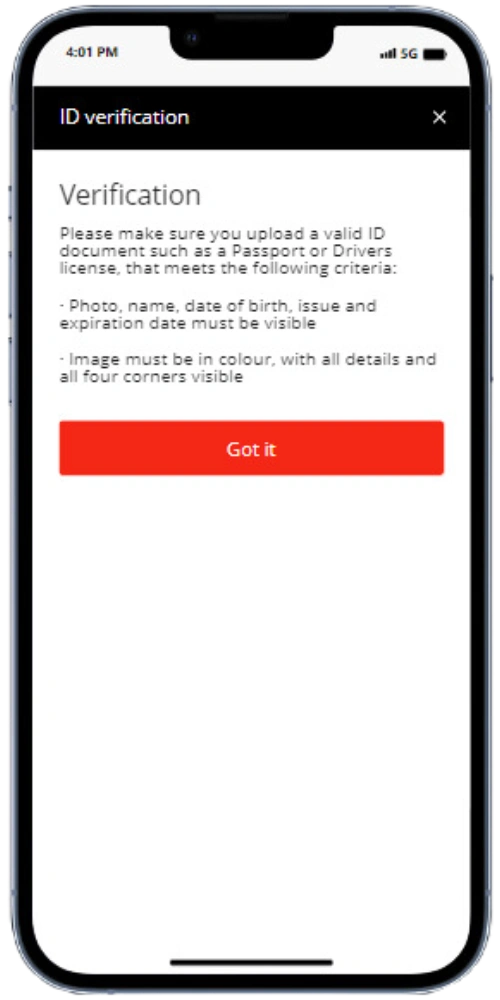 Verification is an important step that ensures the safety and security of your account. Here’s what you need to do: